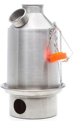 Вместительный самовар Kelly Kettle Base Camp Steel 1.6