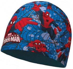Шапка для активного отдыха Buff Superheroes Junior Microfiber Polar Hat Buff Warrior Blue