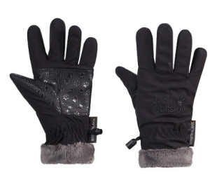 Перчатки модные Jack Wolfskin softshell highloft glove kids