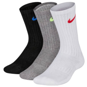Носки универсальные Nike Performance Cushioned Crew Training Socks (3 Pair) Kids' 
