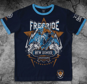 Футболка тематическая Сноубординг Макс-Экстрим