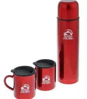 Набор термос вакуумный для напитков и кружки Арктика : 102
