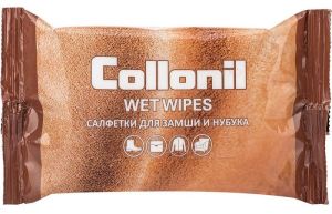 Салфетки эффективные влажные Collonil №15 для замши, нубука и велюра