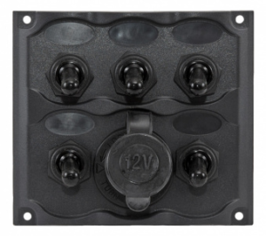 Панель бортового питания с разъемом прикуривателя Badger