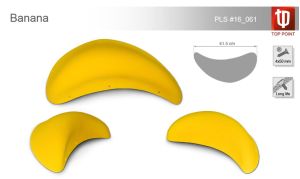 Яркий рельеф для скалолазания Top Point Banana