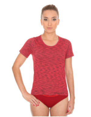 Бесшовная футболка для женщин с коротким рукавом Brubeck Fusion