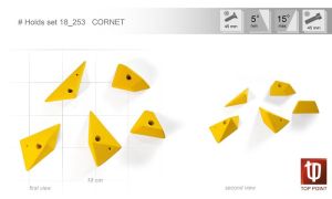 Набор зацепов для скалодрома Top Point Cornet #253
