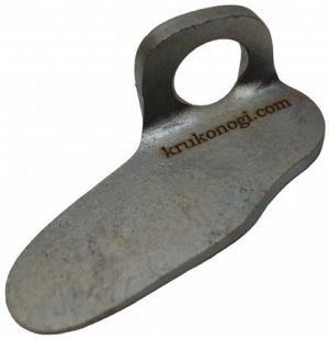 Крюк горизонтальный кованый для альпинизма Krukonogi 