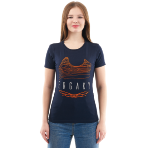 Практичная женская футболка с принтом Dragonfly Ergaky