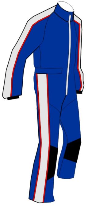 Комбинезон для парашютистов Стандарт полоса кант IrisSky ( + )