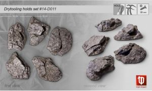 Набор надежных зацепов для скалодрома Top Point Rock Spirit #011