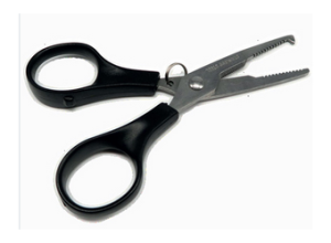 Классические ножницы для плетенки с разжимом для заводных колец Lucky John