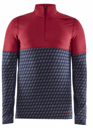 Рубашка на молнии мужская Craft Merino 240