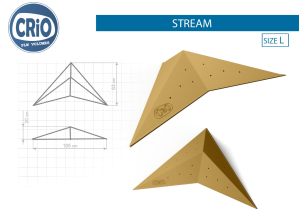 Накладной рельеф для скалолазания Crio Holds Stream
