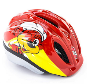 Велошлем с принтом Puky Red