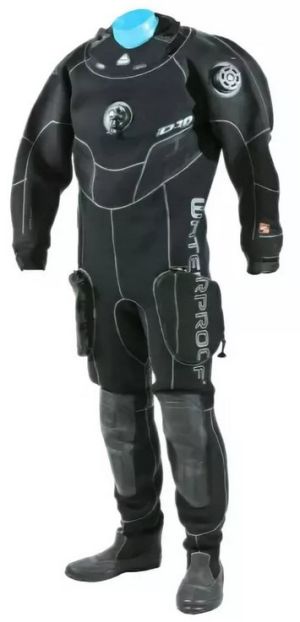 Гидрокостюм сухой мужской удобный Waterproof D10 Pro ISS