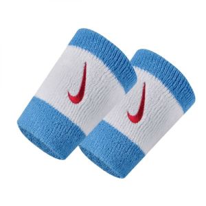 Удобные напульсники Nike Swoosh Doublewide Wristbands White