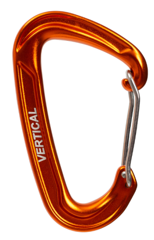 Карабин скалолазный облегченный с проволочной защелкой Вертикаль