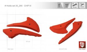 Набор зацепов для скалолазов Top Point Chip III #290