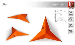 Качественный рельеф для скалолазания Top Point Star