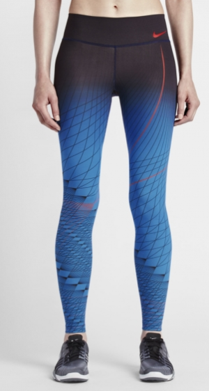 Тайтсы спортивные Nike W NK Pwr Lgndry Tght Eng Olymp