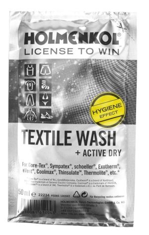 Стирка для мембранных тканей Holmenkol Textile Wash Sachet 50