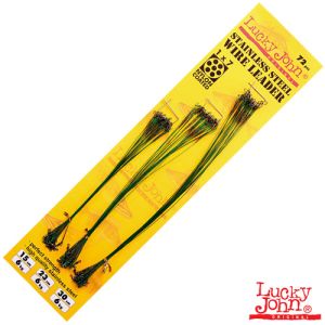 Поводки стальные оснащ вертл и вертл с застёж кг см х набор LUCKY JOHN Lucky John SSW . . . . 6 15-23-30 /1 7