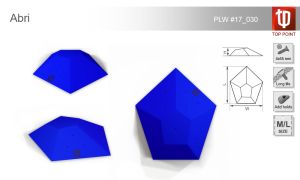 Качественный рельеф для скалолазания Top Point Abri