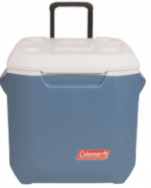 Удобный изотермический контейнер с колесиками Coleman 40 QT Xtreme Blue