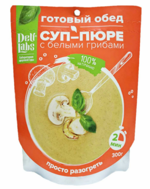 Суп-пюре без мяса с белыми грибами DeliLabs