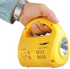 Аккумуляторный многофункциональный фонарь радио Яркий луч - -mp3 LA-FM