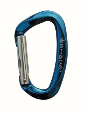 Асимметричный карабин скалолазный прямой защелкой Вертикаль c (Keylock)