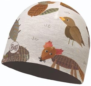 Детская двухслойная шапка Buff Microfiber & Polar Child Forest Animals Cru