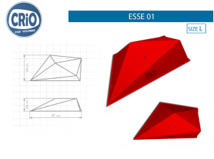 Практичный рельеф для скалолазания Crio Holds Esse 01