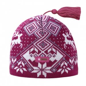 Классическая детская шапка Kama 2017-18 BW17 pink