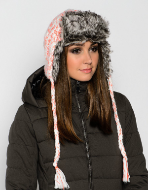 Теплая шапка ушанка теплая Roxy - Al Peru