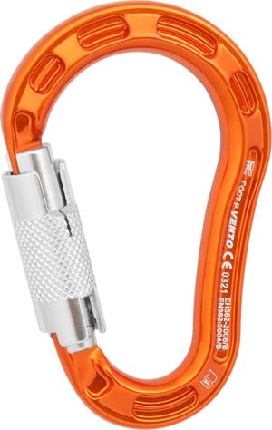 Карабин для альпинизма с байонетной муфтой Косой автомат Венто keylock