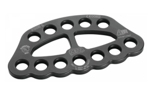 Чёрная такелажная пластина дял промальпа Petzl Paw L