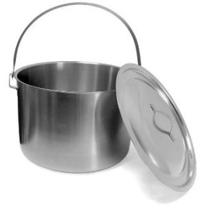 Качественный круглый котел с ручкой ВСМПО 3.5