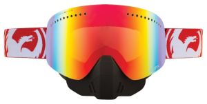 Спортивная маска оправа линза Dragon Alliance NFX ( Fade, Red Ionized)