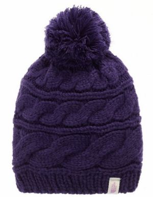 Женская шапка The North Face Triple Cable Pom Beanie