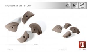 Набор прочных зацепов для скалодрома Top Point Story #255