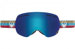 Горнолыжная маска линзы Dragon Alliance X1s (Layer/Blue Steel, Yellow Red Ion)