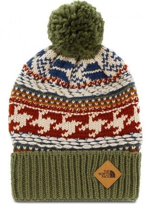 Мягкая шапка с помпоном The North Face Fair Isle Beanie
