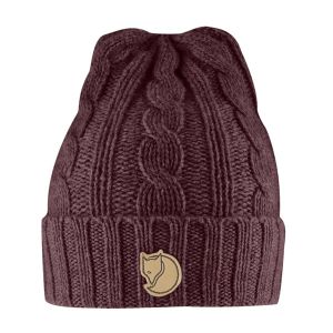 Удобная шапка из шерсти Fjallraven Braided Knit