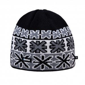 Удобная шапка Kama 2017-18 AW02 black
