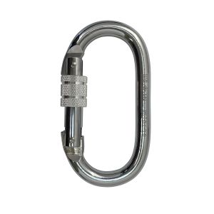 Высокопрочный карабин Вертикаль Овал стальной
