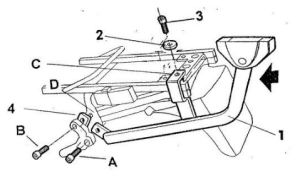 Высококачественное крепление верхнего кофра Shad VFR 800 FI