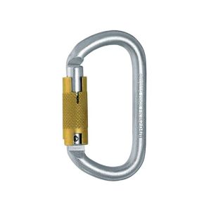 Оцинкованый карабин Singing Rock Oval Steel Connector Triplelock