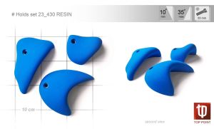 Набор зацепов для скалолазания Top Point #430 Resin